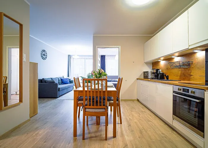 Apartament Lulu - Astrid - Dwupokojowy Blisko Morza - Parking I Basen Z Sauną W Cenie *